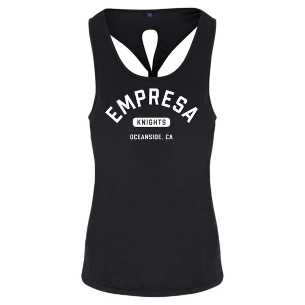 Women's Knot Back Tank Top Thumbnail