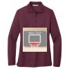 Women's Silk Touch Long Sleeve Polo Thumbnail