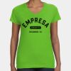 Women's V-Neck Fine Jersey Tee Thumbnail