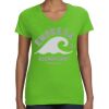 Women's V-Neck Fine Jersey Tee Thumbnail