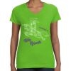 Women's V-Neck Fine Jersey Tee Thumbnail